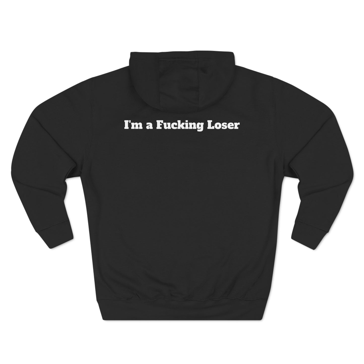 Three-Panel Fleece Hoodie